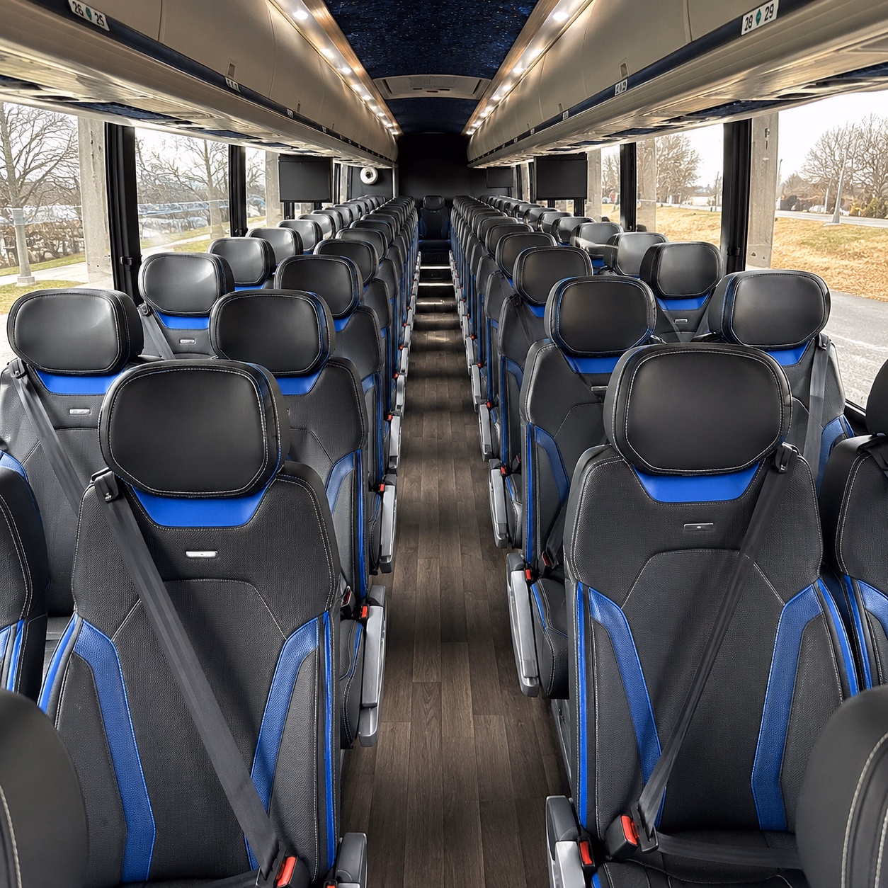 aurora government military transportation onboard seating