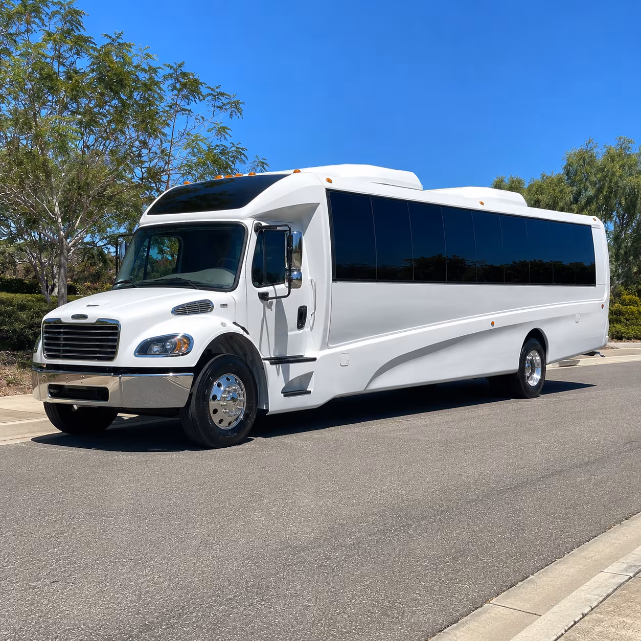 minibuses and party buses for the bridal party across aurora
